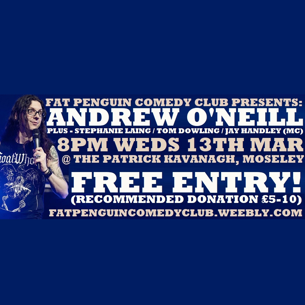 NEXT SHOW! 8PM - WEDS 13TH MARCH @patkavs #moseley #birmingham #westmidlands HOSTED BY @JayWHandley @destructo9000 headlining! @stephanie_laing opening! TOM DOWLING in the middle! #FreeEntry ! (Rec. Donation £5-10*) #moseleyevents #birminghamevents *Only pay wat you can!