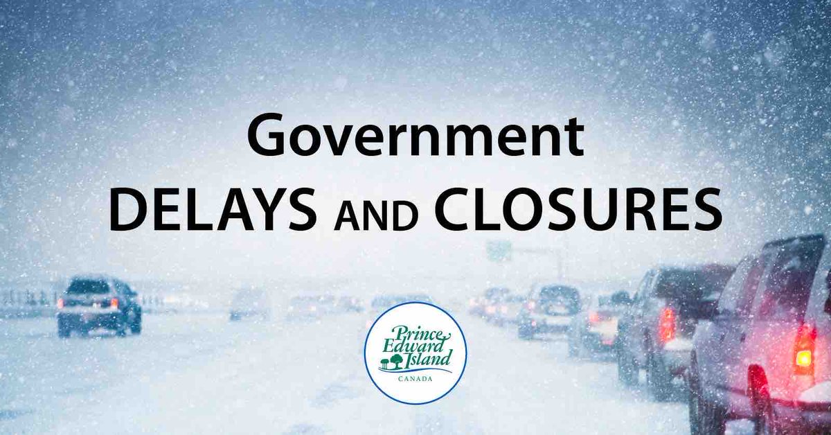 **Update 8:50am**

All provincial civil service offices in the West Prince and East Prince areas will be closed for the day.