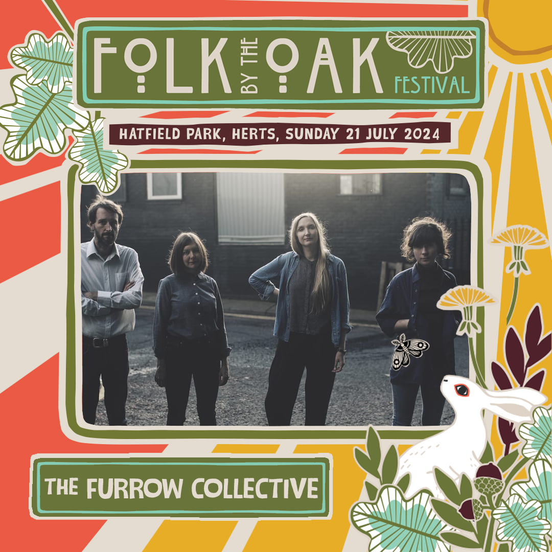 We're looking forward to getting together to play @FolkByTheOak on the 21st July. @LucyLucyfarrell will also be doing a solo set 🥳. Bring on the summer!