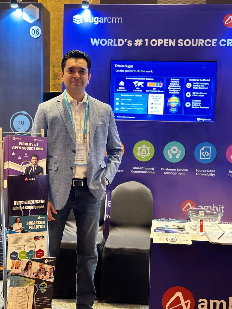 AmbitSoft's tweet image. Wrapping up @ETBFSI CIO Digital Conclave 2024 with our partner @sugarcrm. 

Grateful for insightful discussions &amp;amp; connecting with industry peers. 

Let&apos;s foster advancement &amp;amp; partnership for transformative shifts in BFSI. Until next time, onward and upward! 

#ETBFSICIOConclave