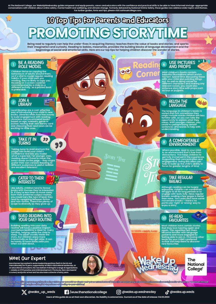 Happy #WorldBookDay! 📖 💫 Our free guide, packed with tips and advice for parents and educators, explores ways to help children truly enjoy the magic of story time. ✨ Download now >> bit.ly/3T9V4sO