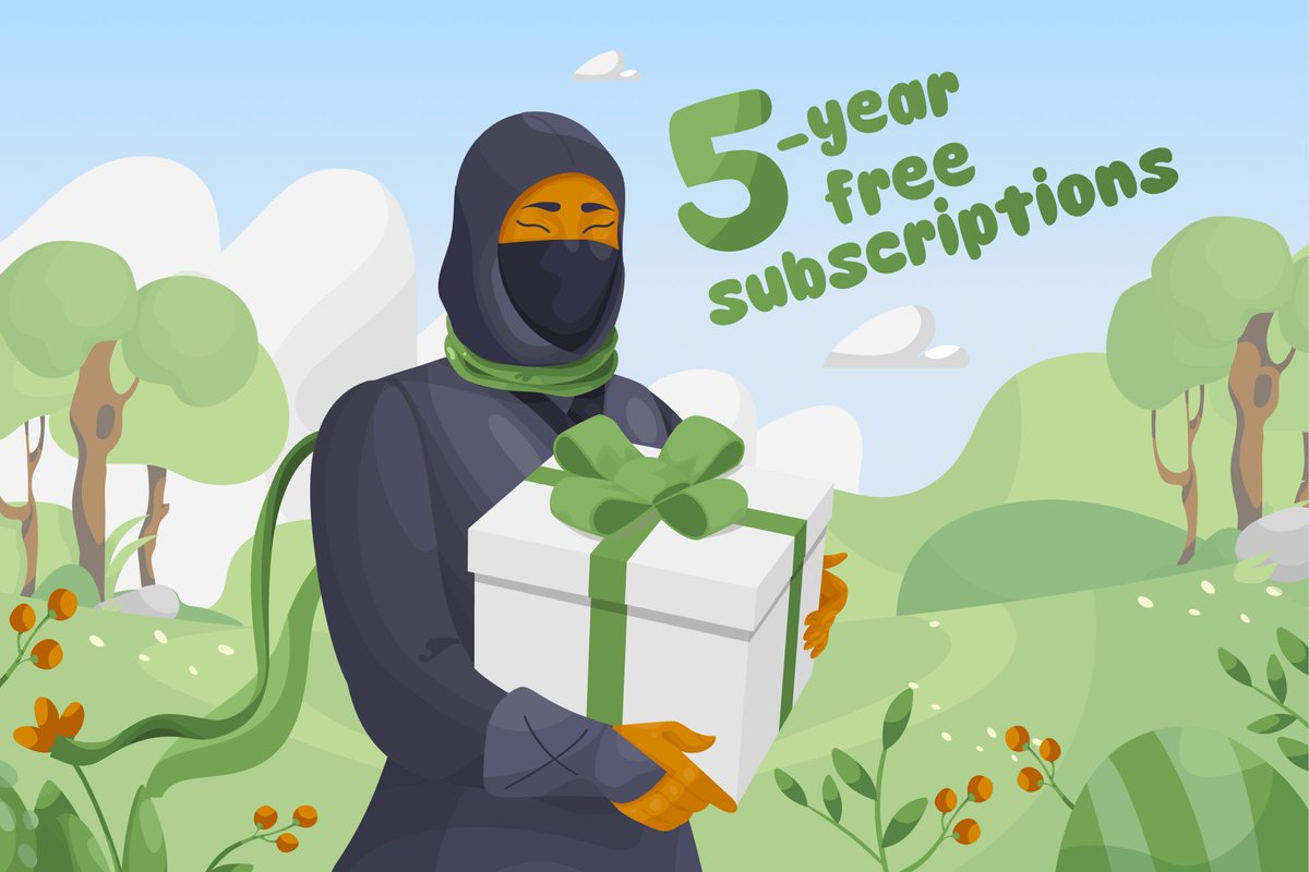 5 years of safe Internet for free 🆓 Hey, AdGuard VPN now has its own home on X! Subscribe and take part in the giveaway of three unique five-year subscriptions. Yes, you heard right! We’ve created special five-year subscriptions for only three winners. How can you join this
