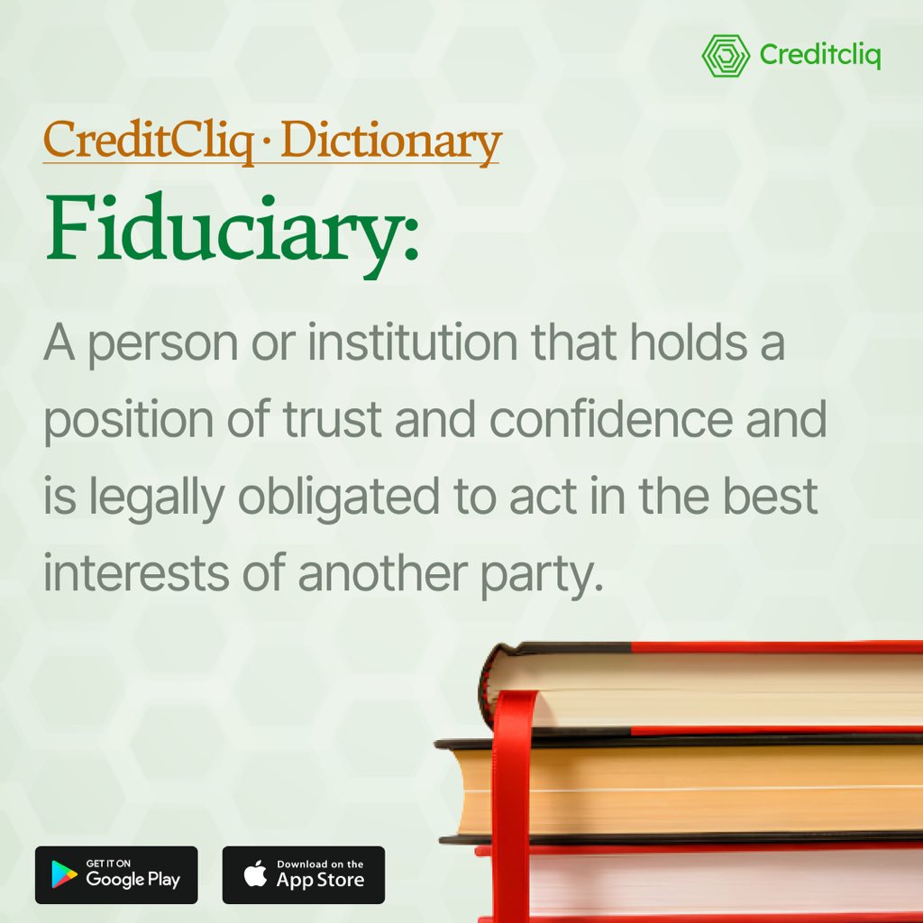 WORD OF THE DAY: FIDUCIARY