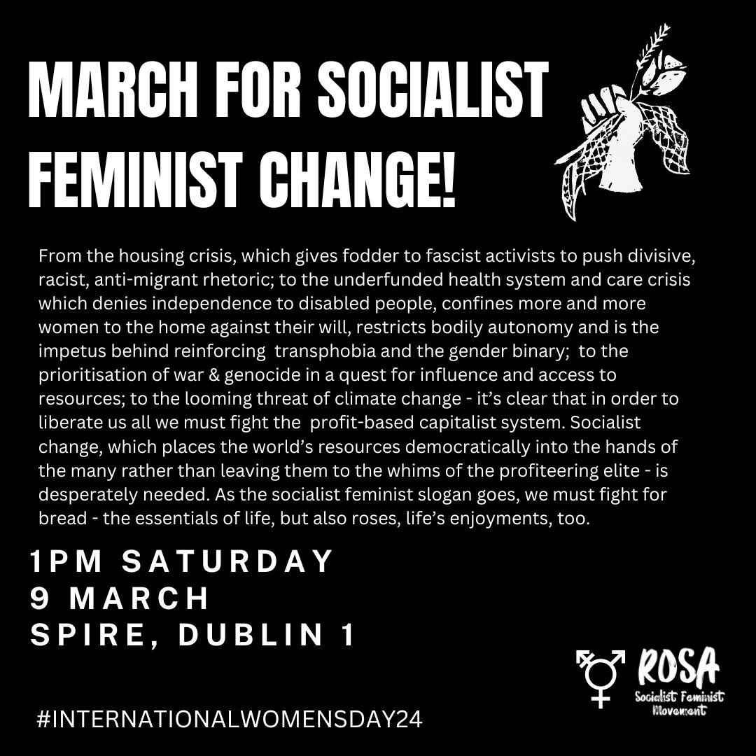 RosaSocFem's tweet photo. #iwdmarch #IWD2024 https://t.co/La10pLqsKu