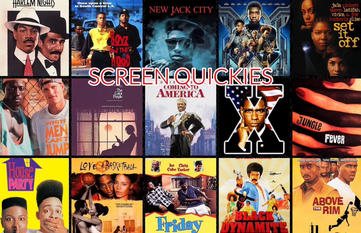 Screen Quickies Ep. 31: Best Black Movies Bracket! 

#Movies #MarchMadness #Tournament #Bracket #BlackMovies #MalcolmX #DoTheRightThing #Friday #ComingToAmerica #BlackPanther #GetOut #Creed #AboveTheRim #NewJackCity #Juice #SetItOff #BoyzNTheHood #TheColorPurple #JungleFever