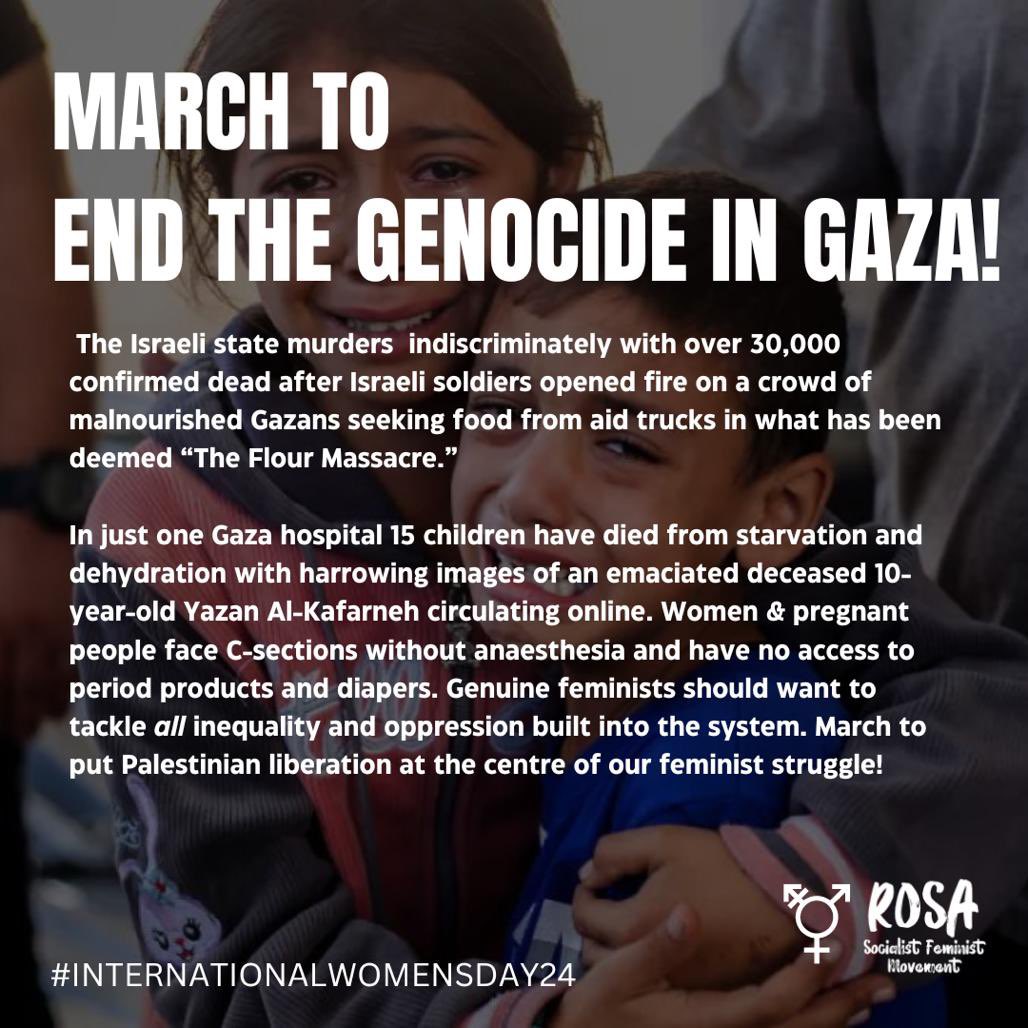 RosaSocFem's tweet photo. Why we are marching #iwdmarch #IWD2024 1/2 https://t.co/6x5hAGCf14