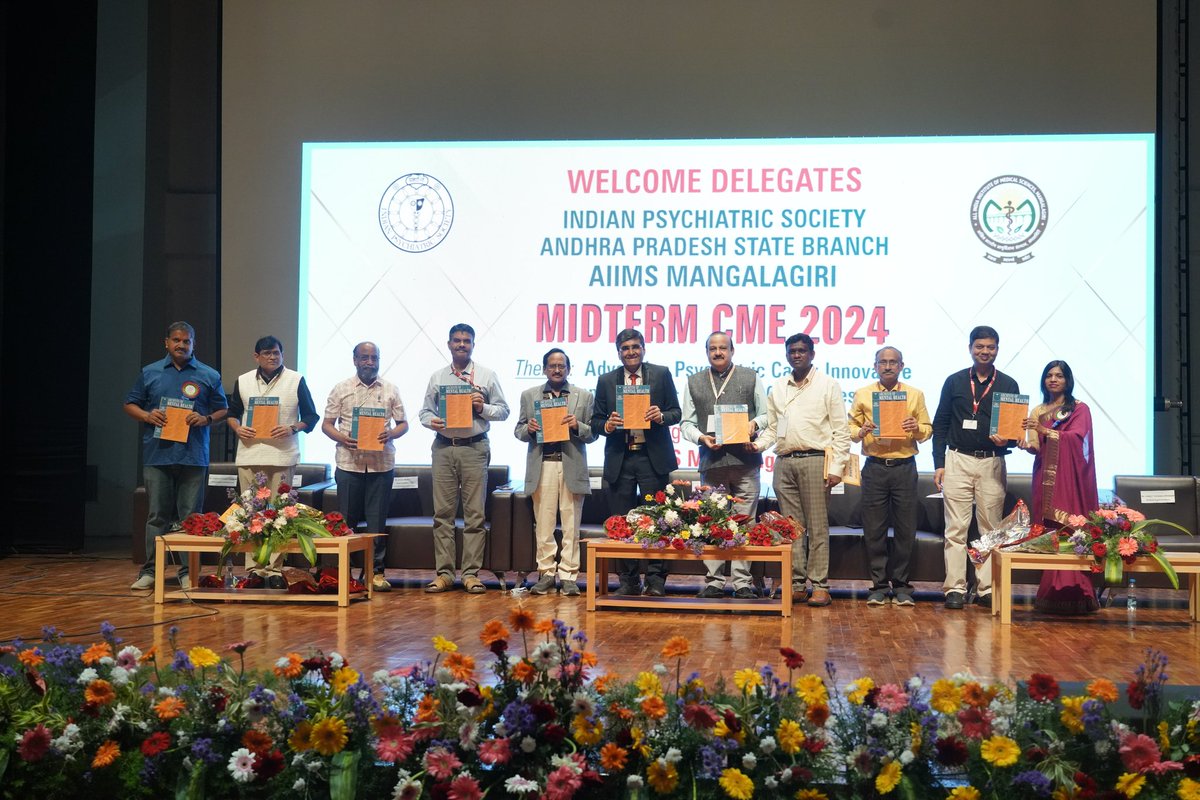 mangalAiimsAP's tweet photo. Dept of Psychiatry had organised a one day Midterm CME on 3/03/24 with the theme "Advancing Psychiatric Care: Innovative Approaches & Emerging Challenges" under the aegis of Indian Psychiatric Society AP State branch. Over 300 delegates participated & PG quiz was held.
#IPSAP https://t.co/eaZK7i9MzS