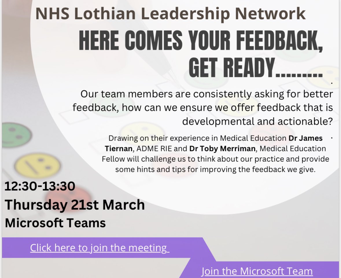 NHS Lothian Leadership Network tweet media
