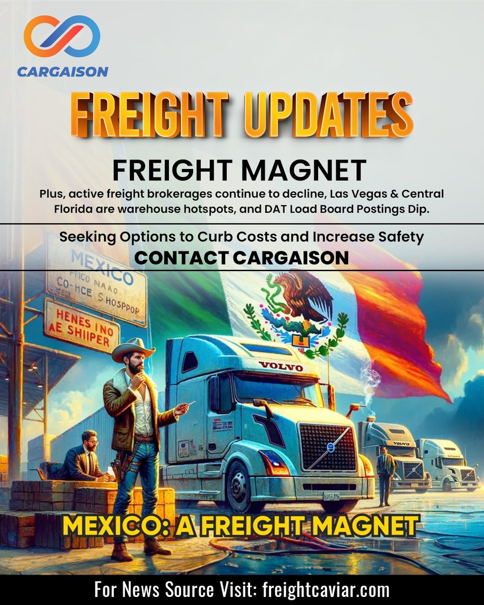 CargaisonE's tweet image. Stay ahead in the dynamic world of freight with the latest updates! Cargaison ensures seamless logistics solutions, optimizing your freight operations. We handle your freight with efficiency, reliability, and timely deliveries.

 #USA #contactus  #SeamlessOperations #cargaison