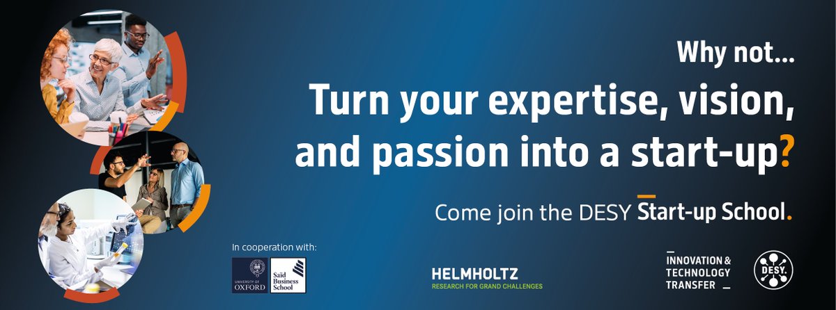 desynews's tweet photo. Got an idea for a scientific service company but don’t know where to start? Apply until March 15, and be one of the 12 selected participants of the DESY Start-up School 2024

https://t.co/KTkrfuyyjP

#startupschool #innovation #entrepreneurship #sciencepreneur #startup https://t.co/3lorWjBNKs
