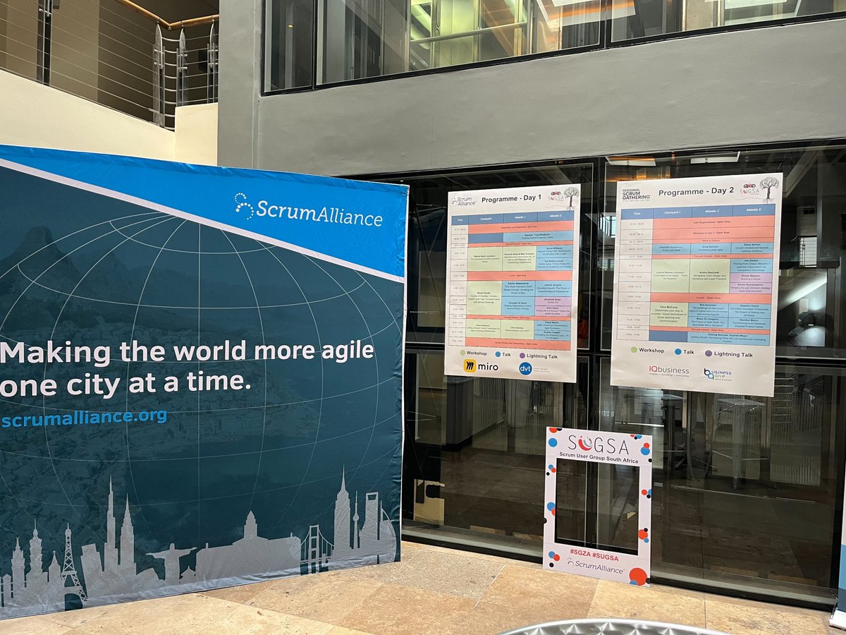 SUGSA's tweet photo. Can you believe it's been a week already since we kicked off Day 1 of the Regional Scrum Gathering? 

🌟 What was your highlight of the gathering? 🌟

#SUGSA #SGZA #IgnitingGrowth https://t.co/EW4W3ZiOe9