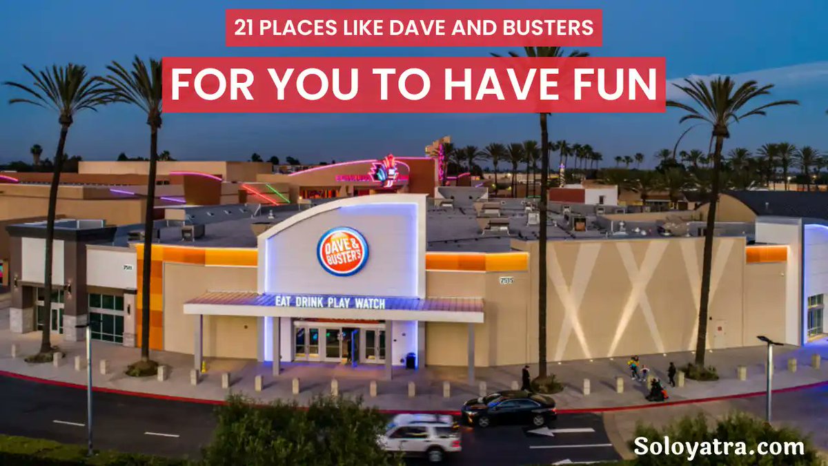 soloyatra's tweet photo. Discover 21 Places Like Dave And Busters, perfect for an unforgettable fun-filled experience.

#daveandbusters #arcadefun #chuckecheese #funwithfriends #Topgolf #arcadegames #GameWorks #MainEvent #round1 #luckystrike #punchbowl #bowlero #playdium

https://t.co/NAfXW2KlSm https://t.co/YxViy7MpUB