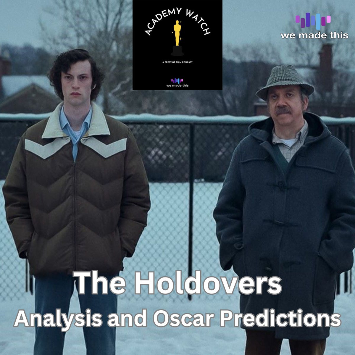 academy_watch's tweet photo. THE HOLDOVERS🎙️🎙️🎙️
Analysis and Oscar Predictions
https://t.co/HLG77ESJ4U
The Director doesn't want to call it a Christmas Movie, but we don't care!  How many Oscars will it win from its 5 nominations?
Click the link above to listen now! https://t.co/GTFiCRnDOQ