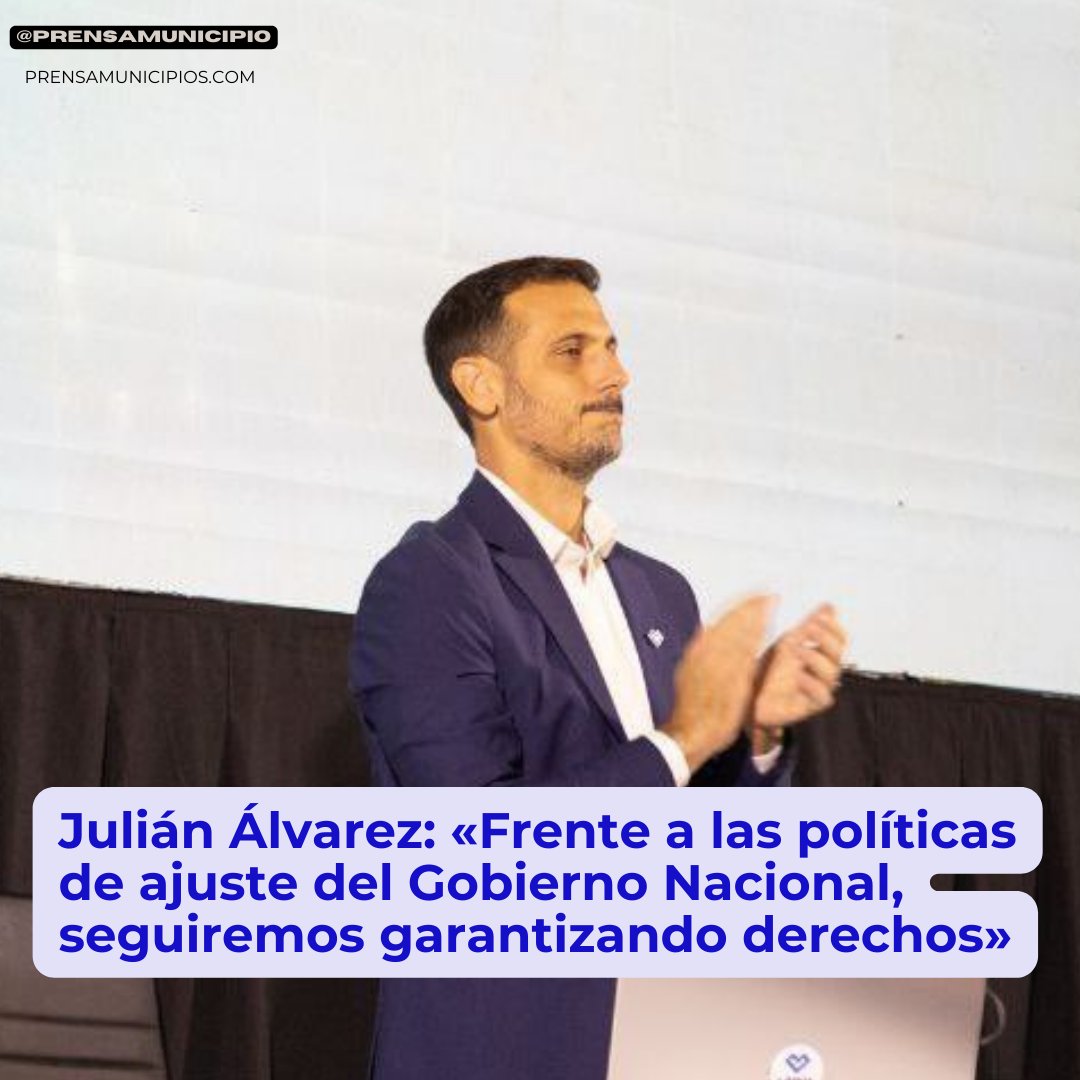 prensamunicipio's tweet photo. Julián Álvarez: «Frente a las políticas de ajuste del Gobierno Nacional, seguiremos garantizando derechos» 

https://t.co/gaMfH7YQ1O https://t.co/CVab4t2Dcs