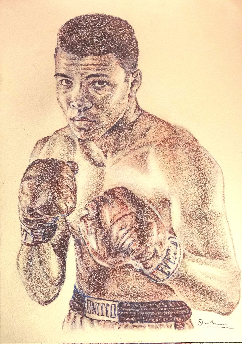 drawnbyshaun1's tweet photo. Muhammedali https://t.co/6GlyJTQosz