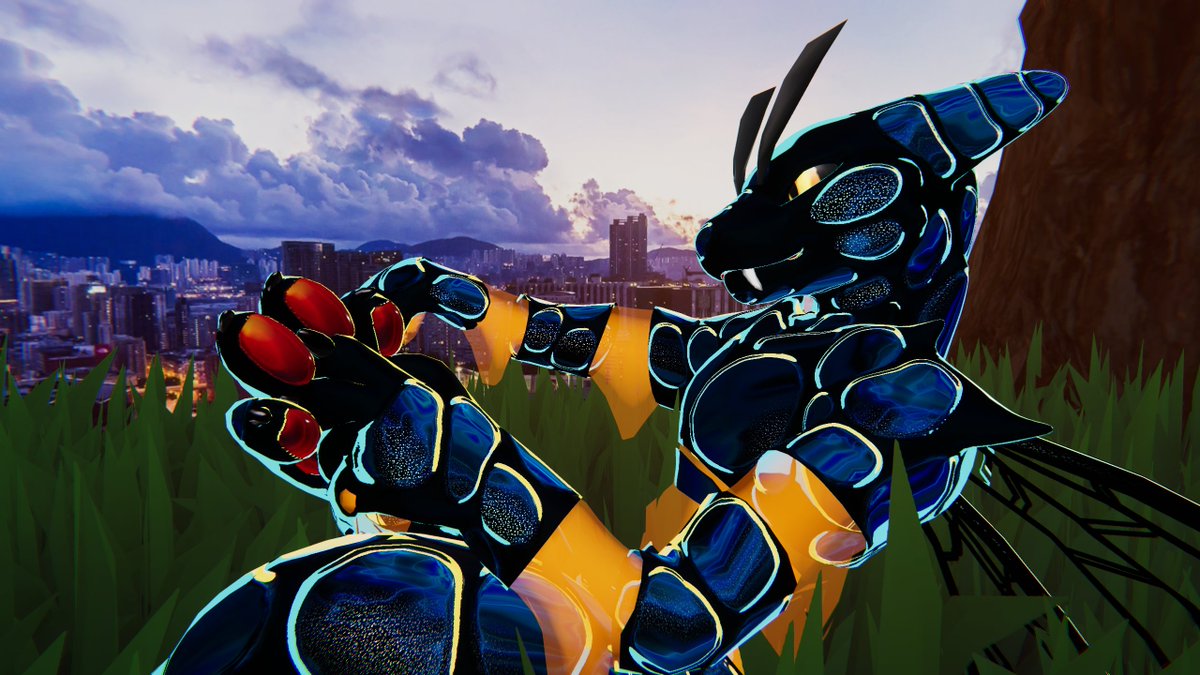 BlueBe__'s tweet image. *Buzzy growling Noises*