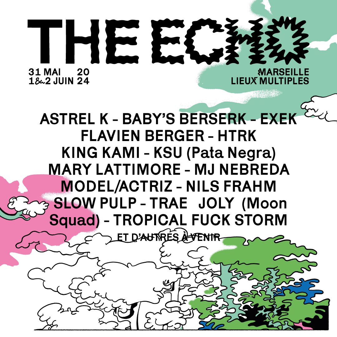 We’ve been added to The Echo Festival in Marseille on June 2nd. Tickets for our EU/UK tour are available at slowpulp.com