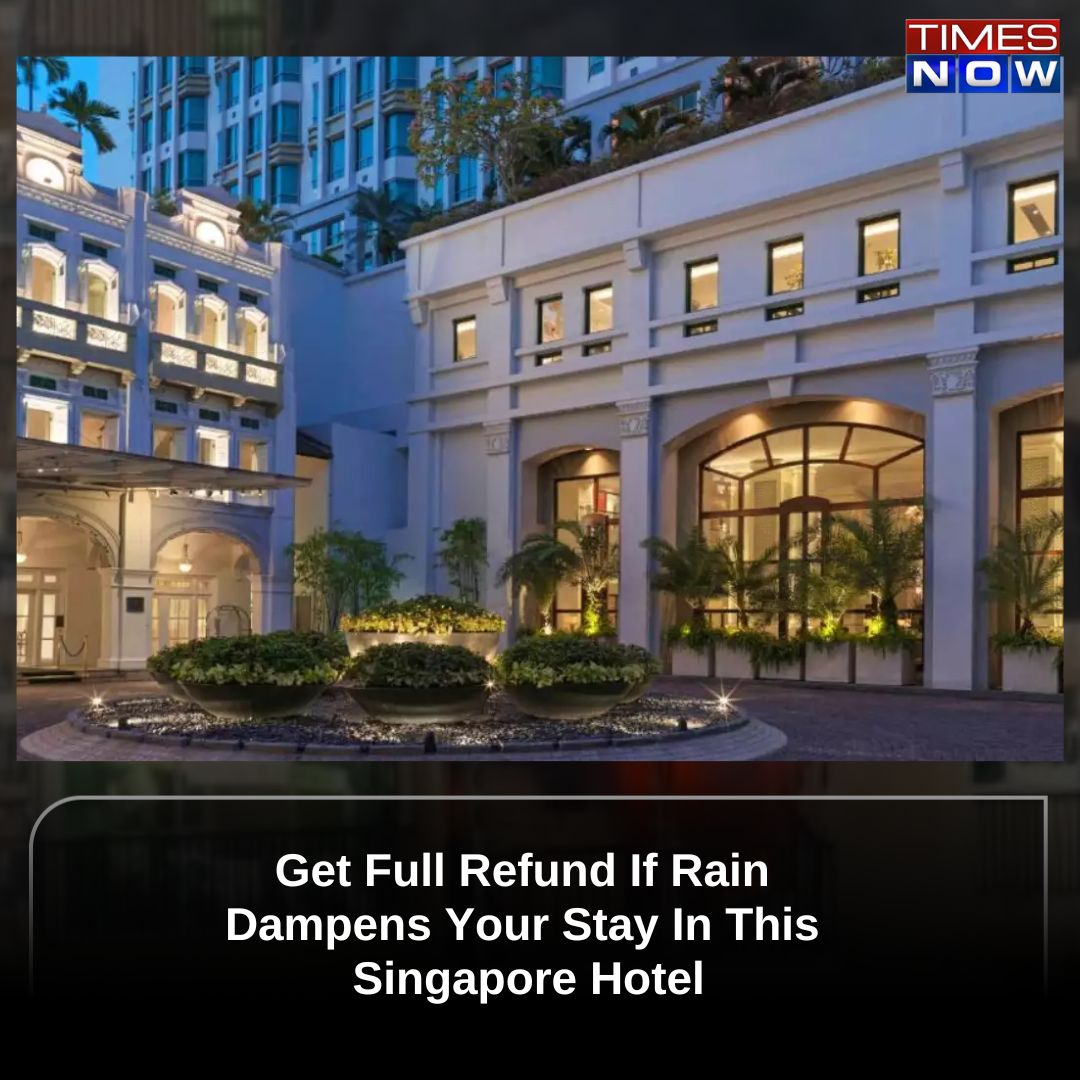 Get Full Refund If Rain Dampens Your Stay In This #SingaporeHotel

Read More- timesnownews.com/viral/get-full…