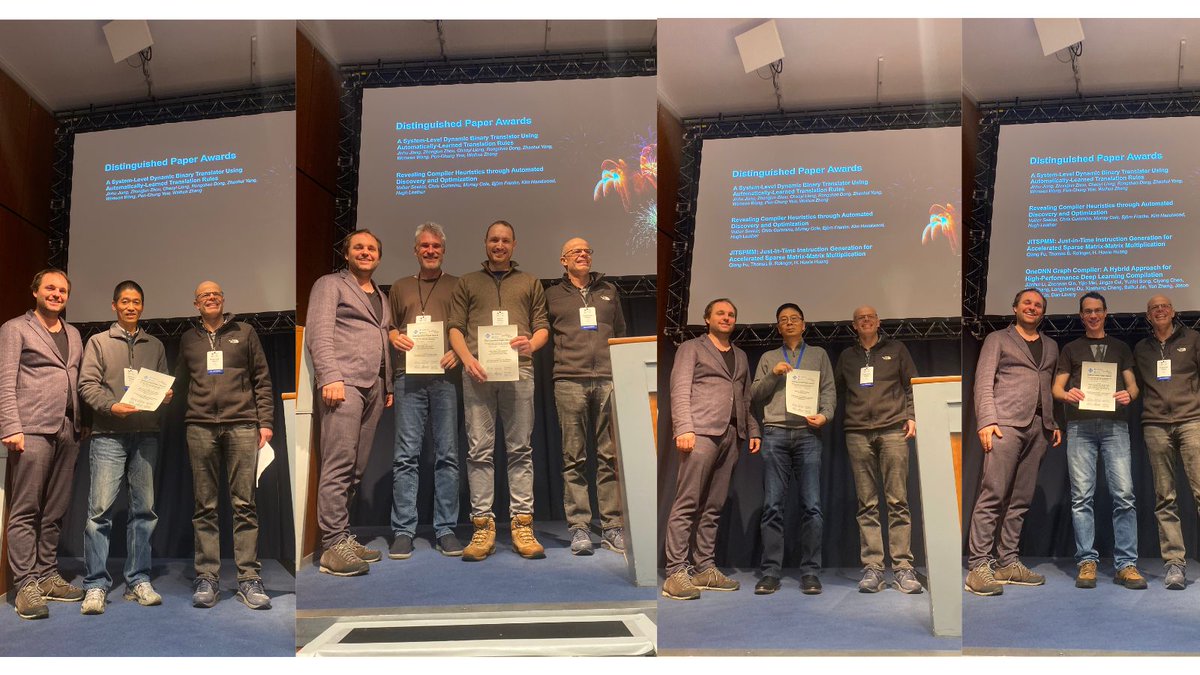 Closing #CGO24 with the Awards Session: congratulations to the authors of this year's Distinguished Papers - we look forward to reading more of your works in future #CGO editions! 🚀
#codegeneratino #optimization #edinburgh