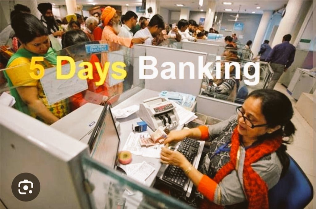 As customers, it's time to adapt to this change #5DaysBanking by planning our banking activities accordingly and embracing digital platforms for our day-to-day transactions. Let’s support #5daysbanking for a happier, healthier, and more efficient banking workforce. @DFS_India