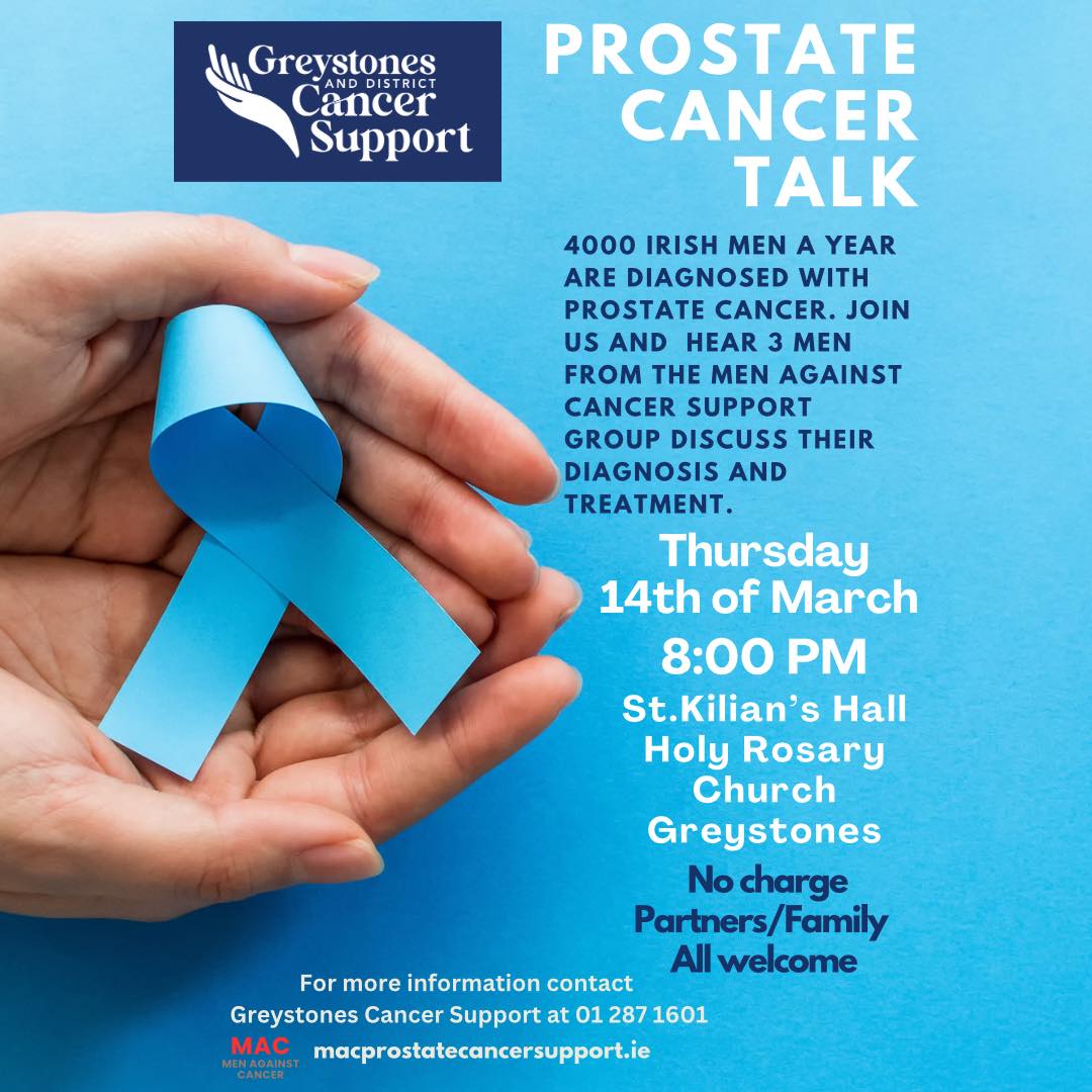 Greystones Cancer Support (@greystonescs) on Twitter photo #ProstateCancer #Talk #Greystones #ProstateCancer #Talk #Greystones