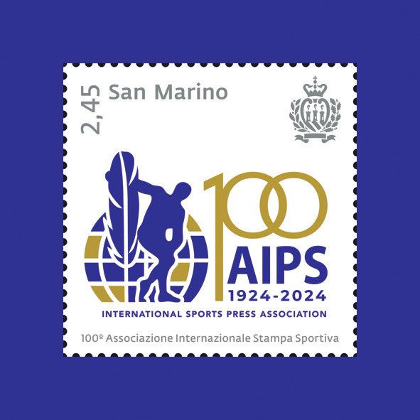 🇸🇲 San Marino celebra i 100 anni della <a href="/AIPSmedia/">AIPS MEDIA</a> con una emissione filatelica.

🇬🇧 San Marino celebrates 100 years of AIPS Media with a dedicated stamp. 

Link: 
sportpress.sm/san-marino-fes…

Photo Credit: Poste San Marino SpA