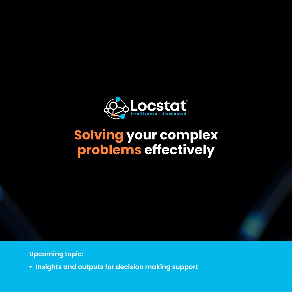 LocstatSystems's tweet image. Enhance your advanced analytics with an additional layer of geospatial data.

Locstat: Solving your complex problems effectively

#GraphIntelligence #BankingSystems #FutureProofing #Integration #CustomerExperience