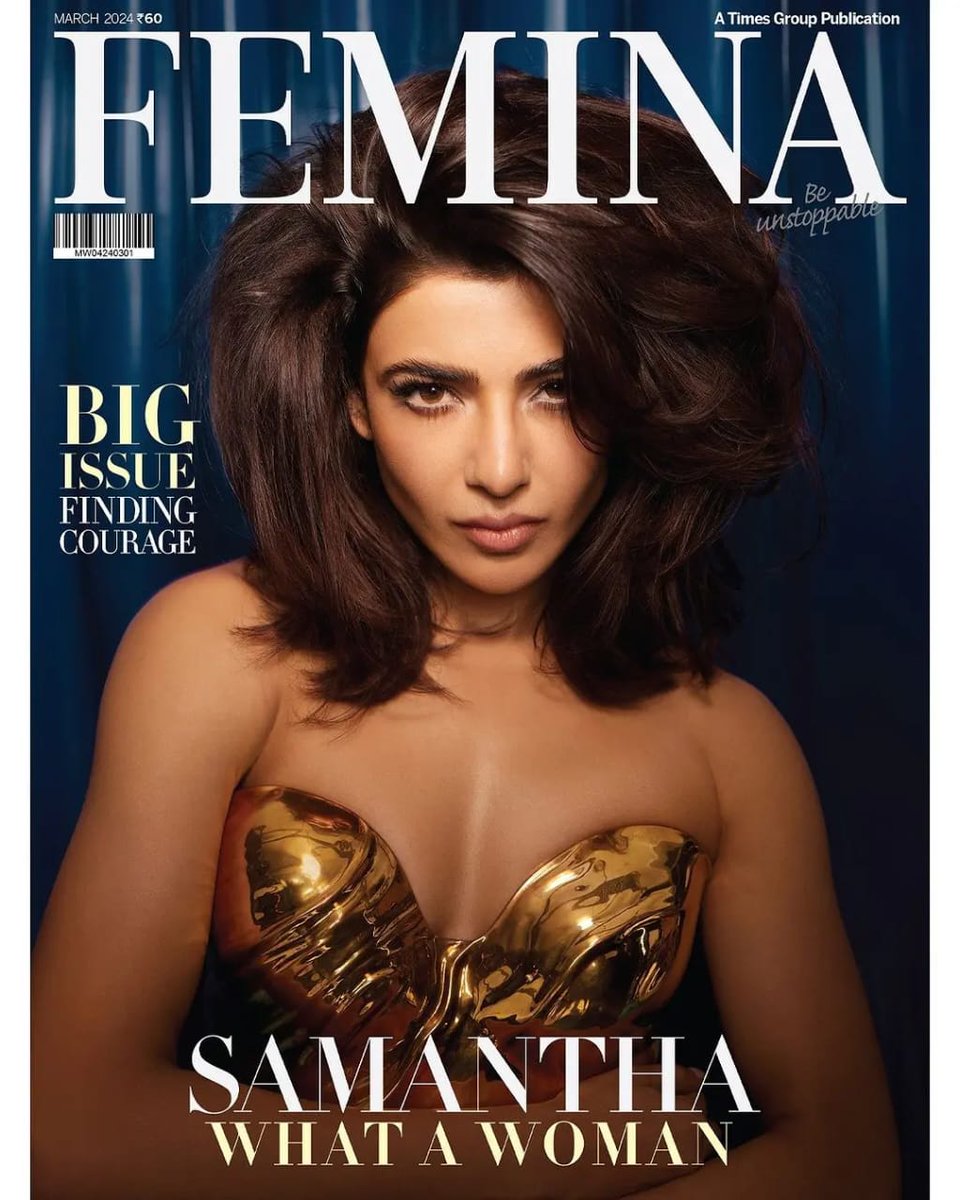 Queen on the cover page of FEMINA ❤️ @Samanthaprabhu2 #Samantha #SamanthaRuthPrabhu