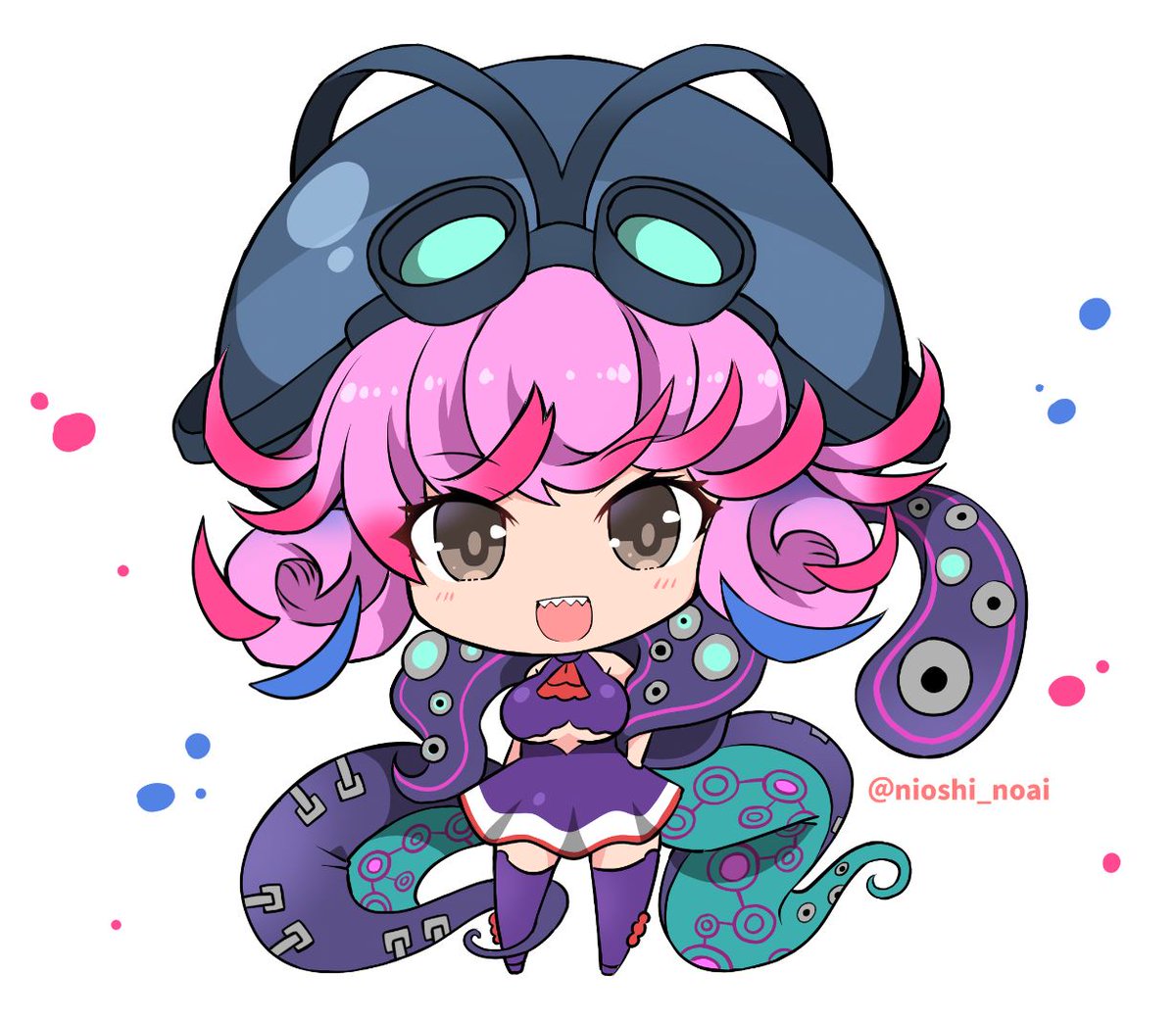 「今日は #さかなの日 なのでお魚の絵を再掲載です!全部ダライアス! 」|野愛におし@「奴隷モフ死」連載中のイラスト