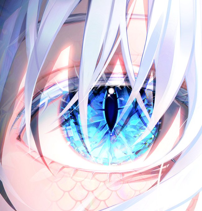 「eyelashes reflection」 illustration images(Latest)