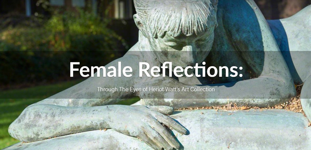 'Female Reflections' is our temporary exhibition in the James Watt Centre till 8th April at Heriot-Watt's Edinburgh Campus, or for those who can't make it along in person the online version can be accessed here: tinyurl.com/pyfxbwr2 #OnlineArtExchange #WomensHistoryMonth