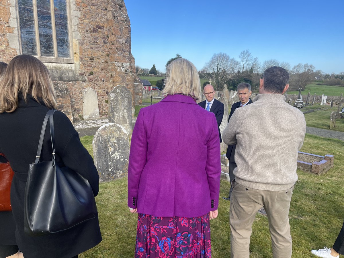 Earlier the Swiss Ambassador @SwissAmbUK and his delegation toured St Martin's Church with @StoneRevPete where the Ambassador learned about David Bandinel, the first Anglican Dean of Jersey originally from Geneva, Switzerland. 🇯🇪🇨🇭
