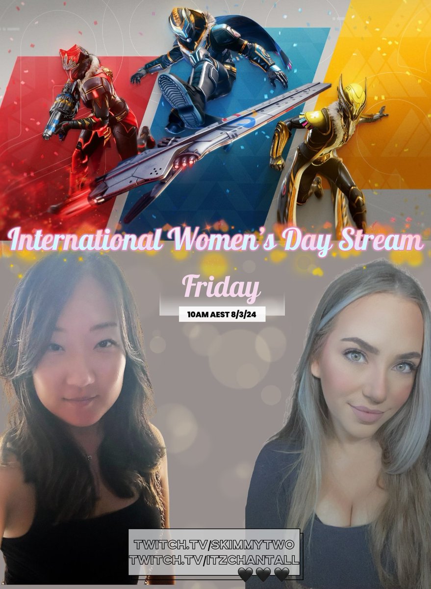 So y’all know I don’t really stream anymore, but will boot up my dusty channel in honour of IWD with the lovely @_Itzchantall Friday 8/3 at 10am Brissy time (thanks for the motivation @DestinyGameANZ). Come hang & nab some emblems 🥰 Twitch.tv/skimmytwo