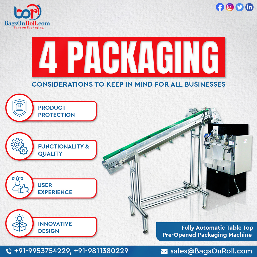 bagsonroll's tweet image. 4 Packaging Considerations to Keep in Mind for All Businesses

Connect with us to learn more
📲 +91-9953754229, +91-9811460229
📩 sales@BagsOnRoll.com
🌐 bagsonroll.com

#bagsonroll #packagingmachine #machinepackaging #packagingindustry #packagingdesigner #packagings