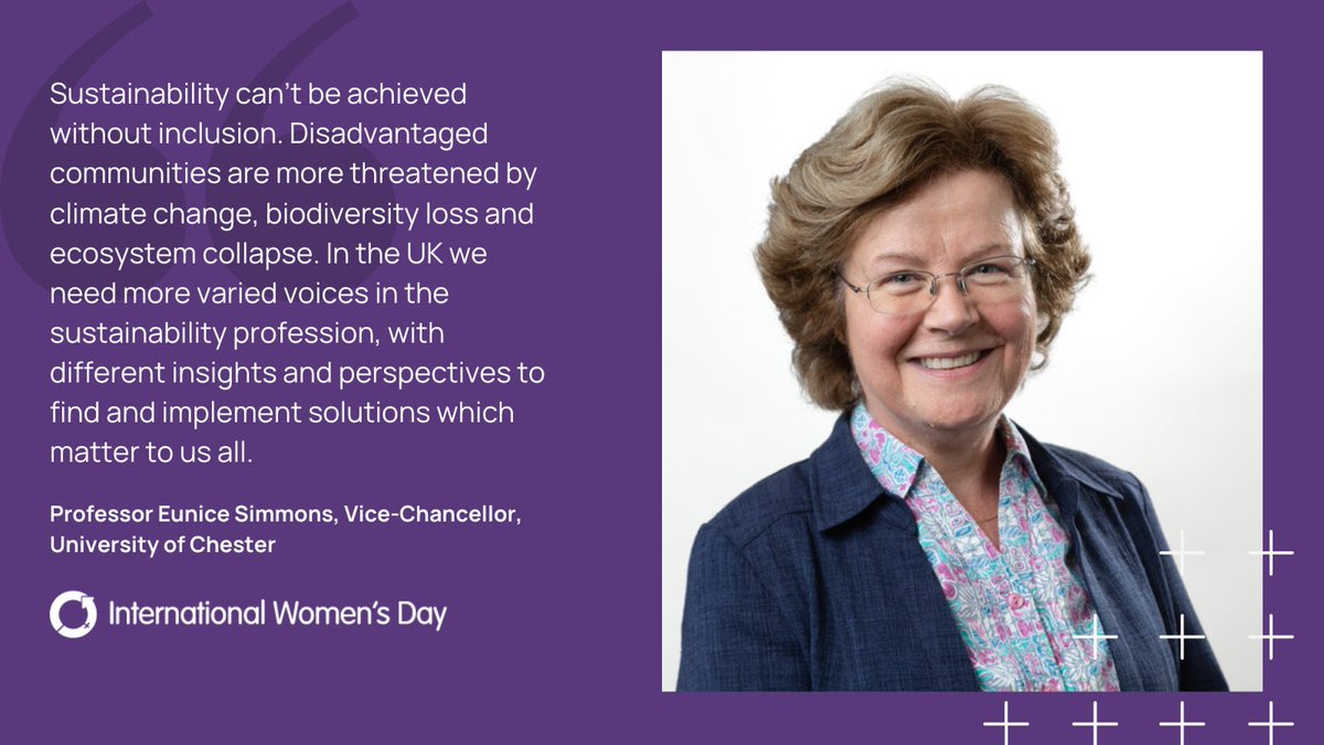 Professor Eunice Simmons, Vice Chancellor @uochester shares that sustainability can't be achieved without inclusion. Hear more from Eunice and other #Cheshire women here: cheshireandwarrington.com/latest-news/ce… #IWD2024 #Inspireinclusion