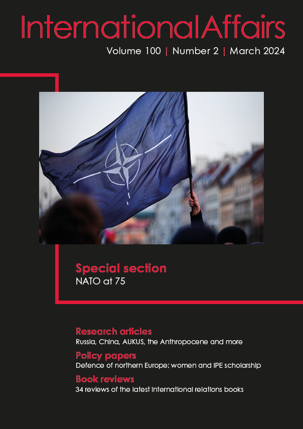 📢Our NEWEST issue is now live and free to read for 3⃣ months! 📌 Special section on NATO at 75 💡 8 Research articles 📝 2 Policy papers 📚 34 Book reviews Read it here > academic.oup.com/ia/issue/100/2