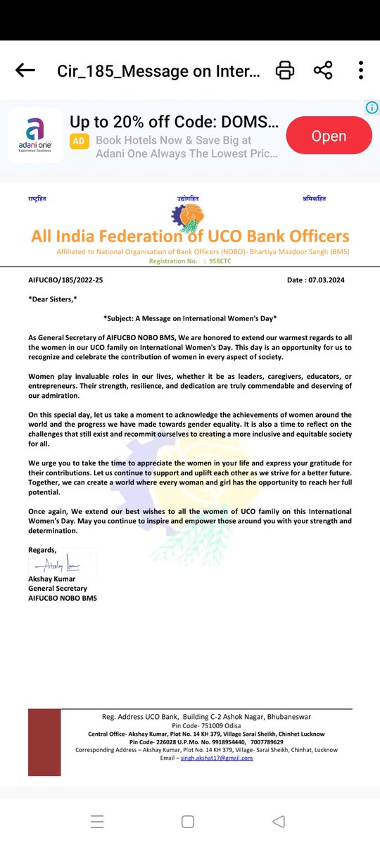 Happy International women's day #WomenEmpowerment #WomensDay2024