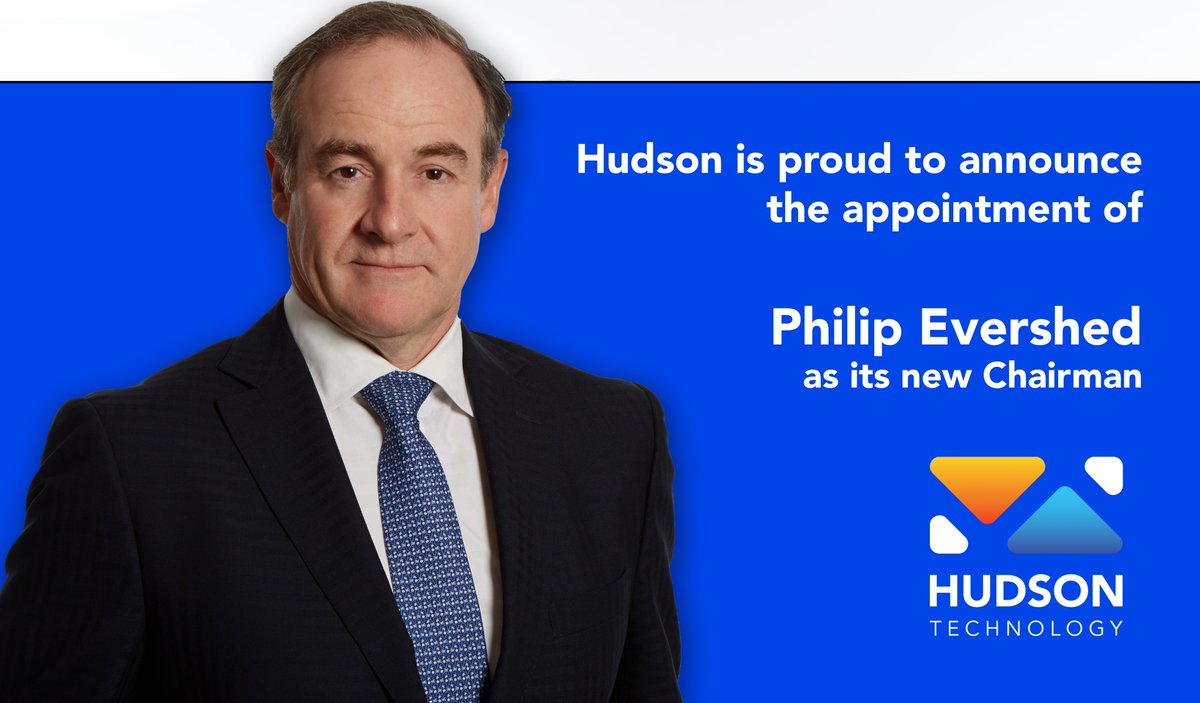 Hudson_Tech's tweet image. Mr. Evershed sits on numerous multi-national boards. He co-founded Genuity Capital Markets and is currently the Managing Partner at PointNorth Capital. His duties  as Chairman include corp oversight, strategic &amp;amp; financial vision and execution of Hudson’s acquisition initiatives.