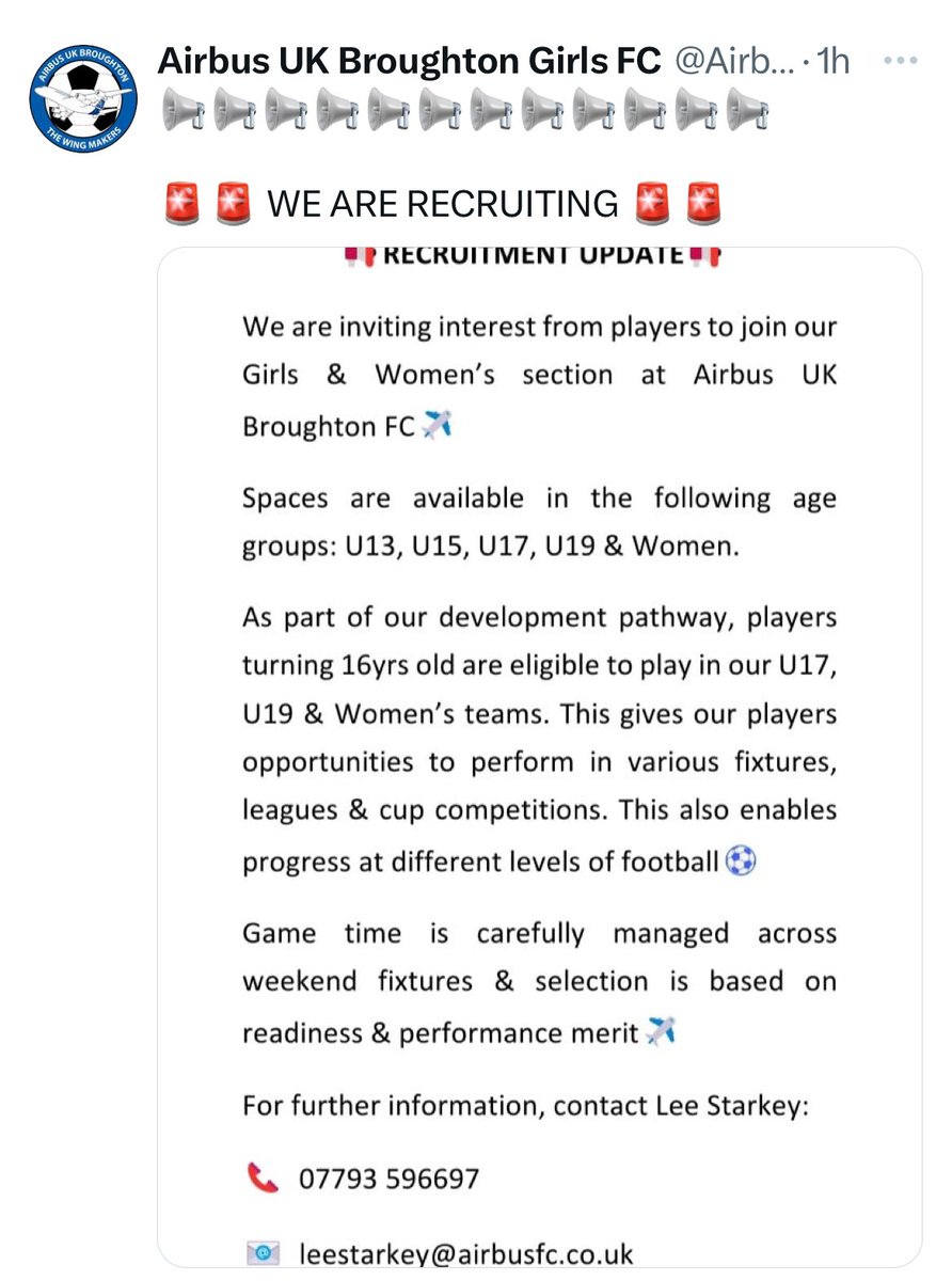 Getting close if you want to sign on for this season,not getting the game time you want where you are .Get in touch now !! Or thinking about next season.Come along now and look .@WrexhGirlsFA @WrexhamUni @WXMFutsal @wrexham @WirralSchoolsFA @FlintGirlsFA @FlintshireChron