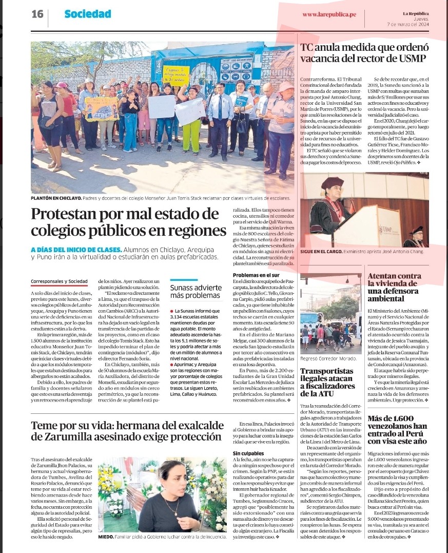 napocastro's tweet photo. SEGURIDAD JURÍDICA. LA USURPADORA EGRESADA USMP Y LOS TRIBUNOS DOCENTES USMP, ASÍ ACTÚA LA MAFIOCRACIA Y CLEPTOCRACIA EGRESADA USMP INFILTRADA EN LAS INSTITUCIONES TUTELARES DEL ESTADO DE DERECHO. PERÚ DESPIERTA! https://t.co/0BTQbSOFk5