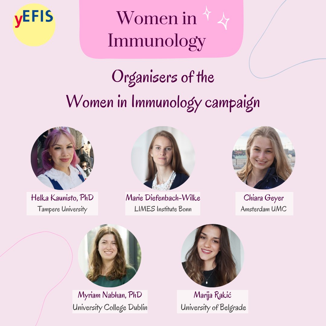 ✨ Last but not least, we want to take a moment to acknowledge all the women who have worked behind the scenes to make this campaign a success. #WomenInScience #WomenInImmunology
