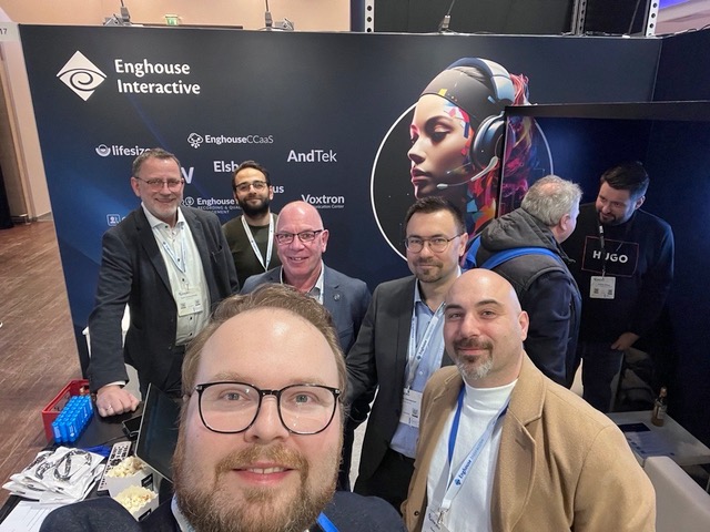 #Enghouse auf der #CCW in Berlin - Ein Traum! Dankeschön an unser tolles Team. Wir sind sehr stolz, mit Experten aus verschiedenen Ländern Europas in Berlin gewesen zu sein. 
#AndreasIrber, #BerkanDenkci, #MartinOberdanner, #ErichNoll, #AxelChristochowitz, #MohamedAliMasmoudi.