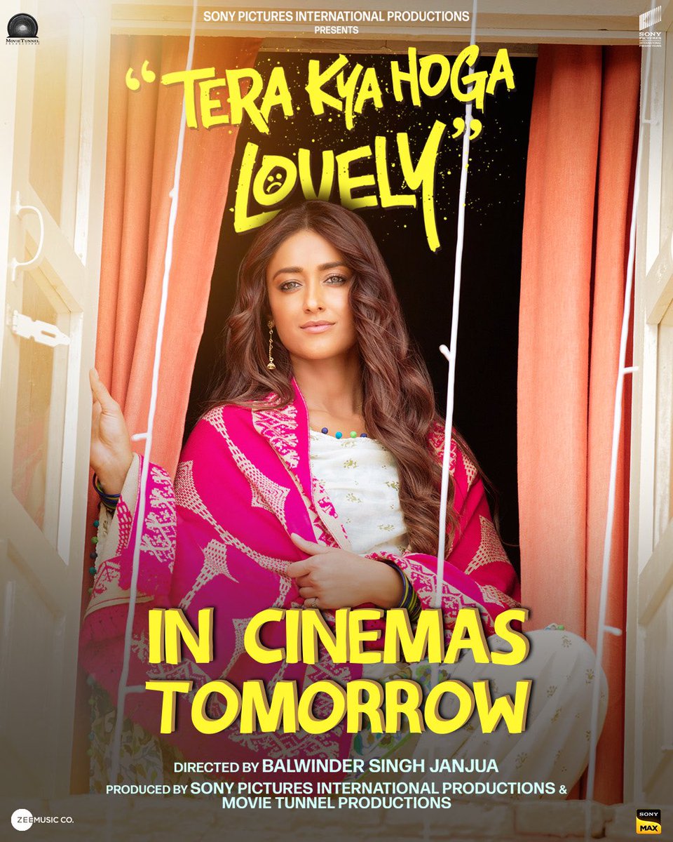 #TeraKyaHogaLovely is all set to be released in cinemas tomorrow.

Features #RandeepHooda, #IlleanaDCruz and #KaranKundrra.

Good luck to the entire team!!