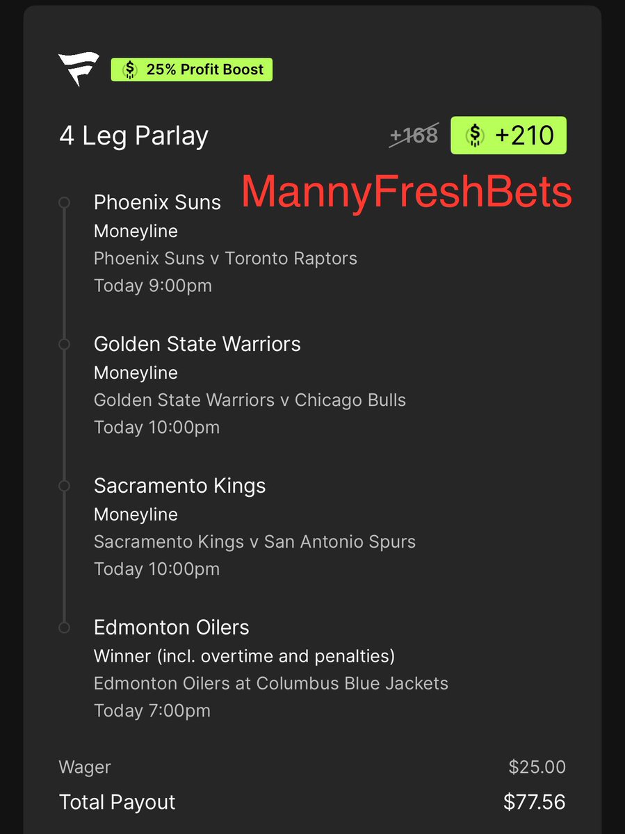 MannyFreshBets tweet media