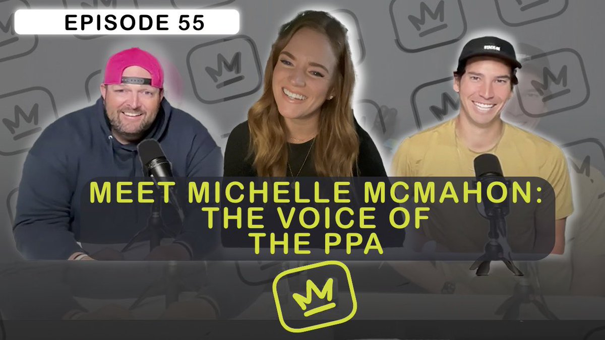 We have a special episode premiering today at 9:30am MST Check out what Michelle has to say about commentating on the PPA Tour. youtu.be/kdDZTSX4IFU