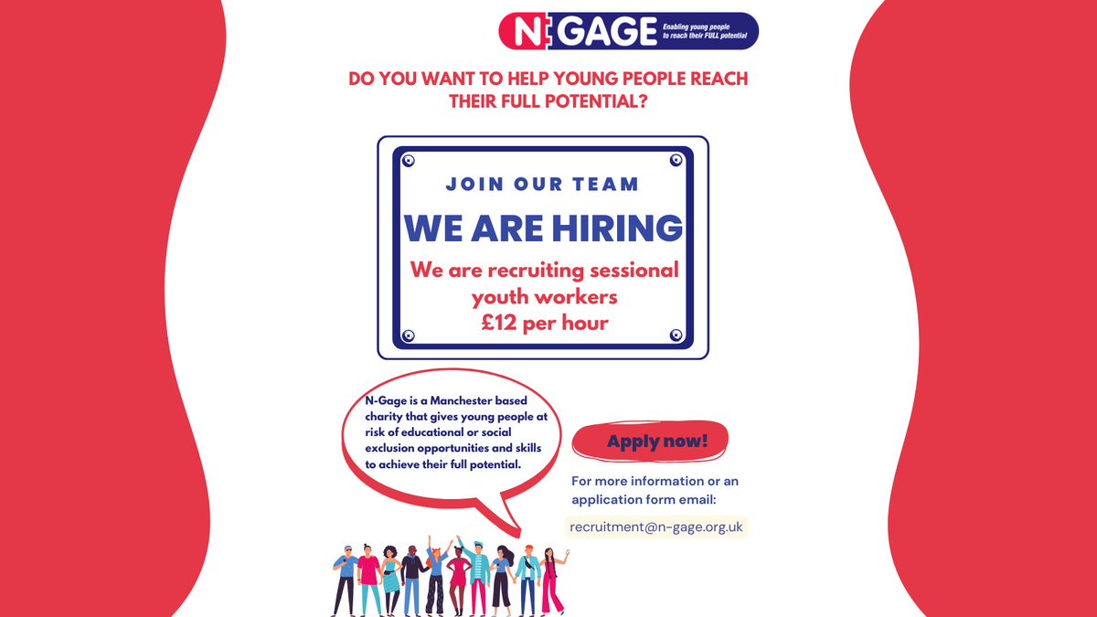 #youngpeople
#charityjobs
#youthwork