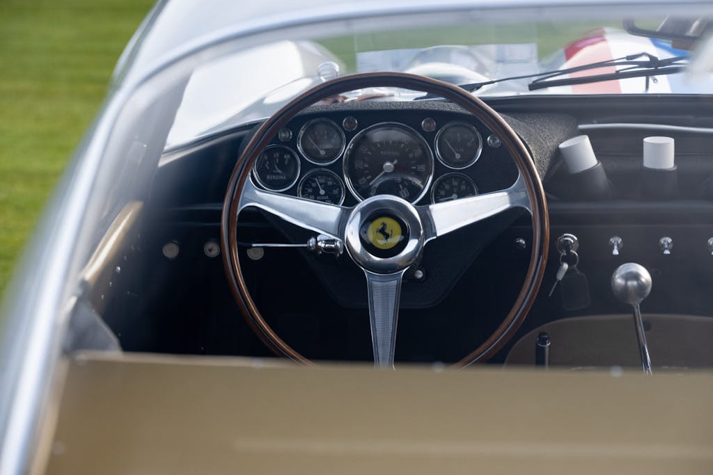 The 1962 250 GTO, Chassis 4153GT, was headed to the award ceremony, having secured Best in Show in the Concours de Sport at the 2024 Amelia Concours d’Elegance. “It’s so exciting to win this award at Amelia,” said owner David MacNeil, founder of WeatherTech.
