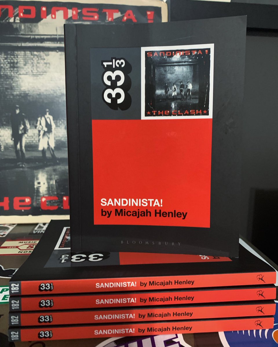 My @333books volume on @TheClash and their album Sandinista! is out today!