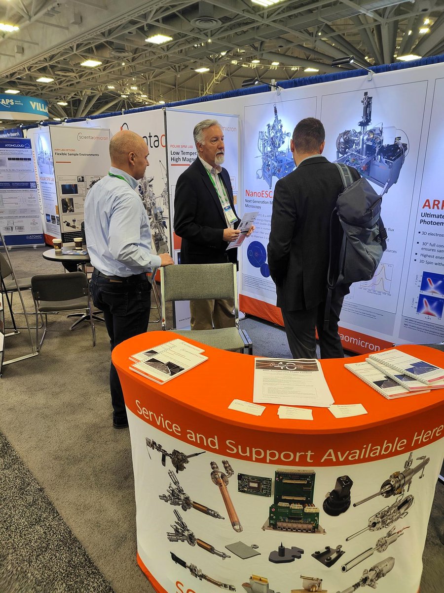 🔬 At APS March Meeting? Stop by booth #901 to chat with our sales team! Dive into the latest Surface Science insights – from MBE for thin film layers to STM and spin-resolved ARPES. Join the exploration of Topological Superconductivity and its quantum computing potential!