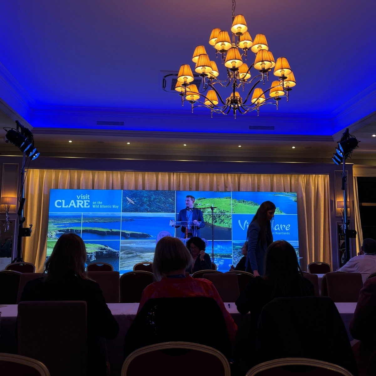 Members of The Cliffs of Moher Experience team were delighted to attend the Clare 'Tourism Together' Networking event yesterday at the Inn at Dromoland. #ClareTourism #TourismTogether #VisitClare